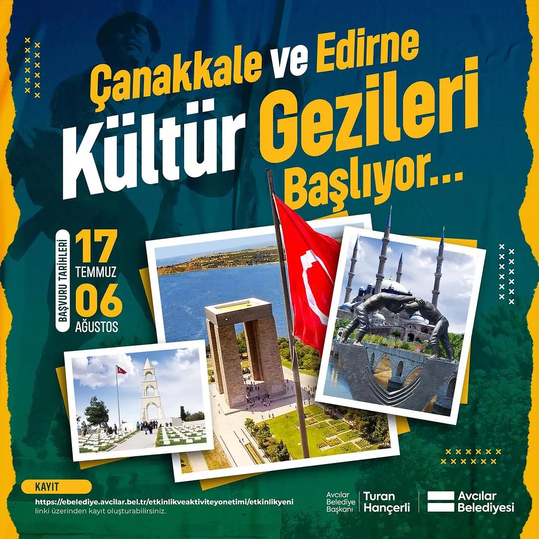 Avcılar Belediyesi - Kültür Gezileri, Çanakkale ve Edirne