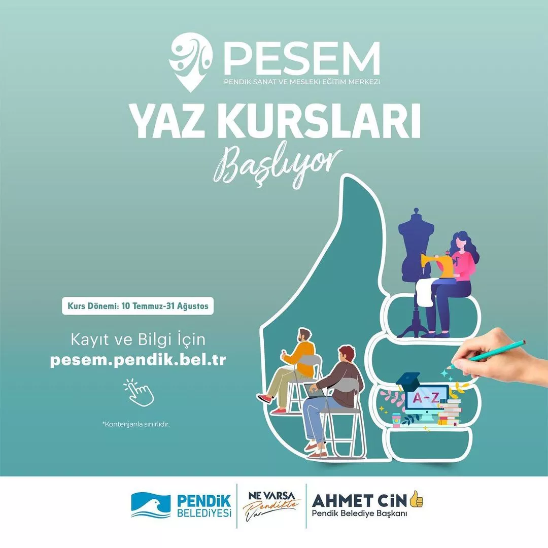Pendik Belediyesi - Sanat ve Mesleki Eğitim Yaz Kursları