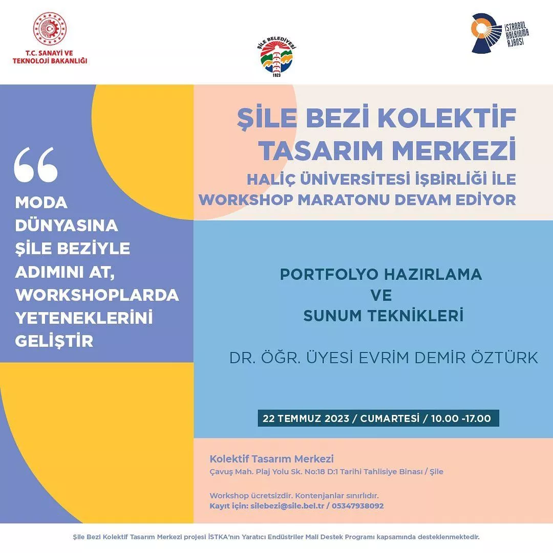 Şile Belediyesi - Portfolyö Hazırlama ve Sunum Teknikleri