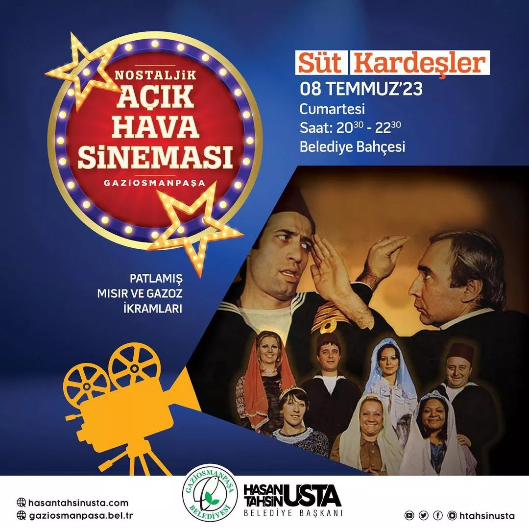 Gaziosmanpaşa Belediyesi - Süt Kardeşler Sinema Gösterisi
