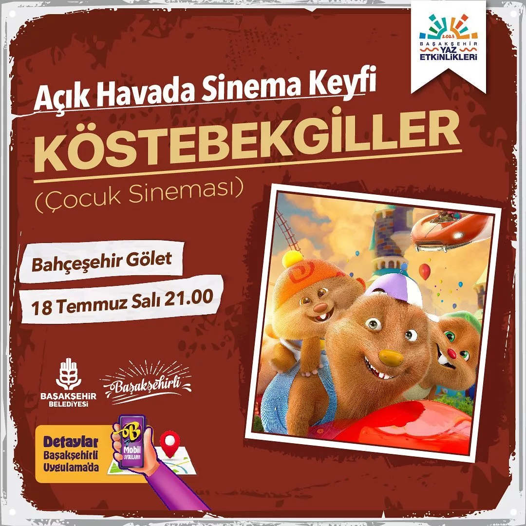 Başakşehir Belediyesi - Açık Hava Sineması, Köstebekgiller