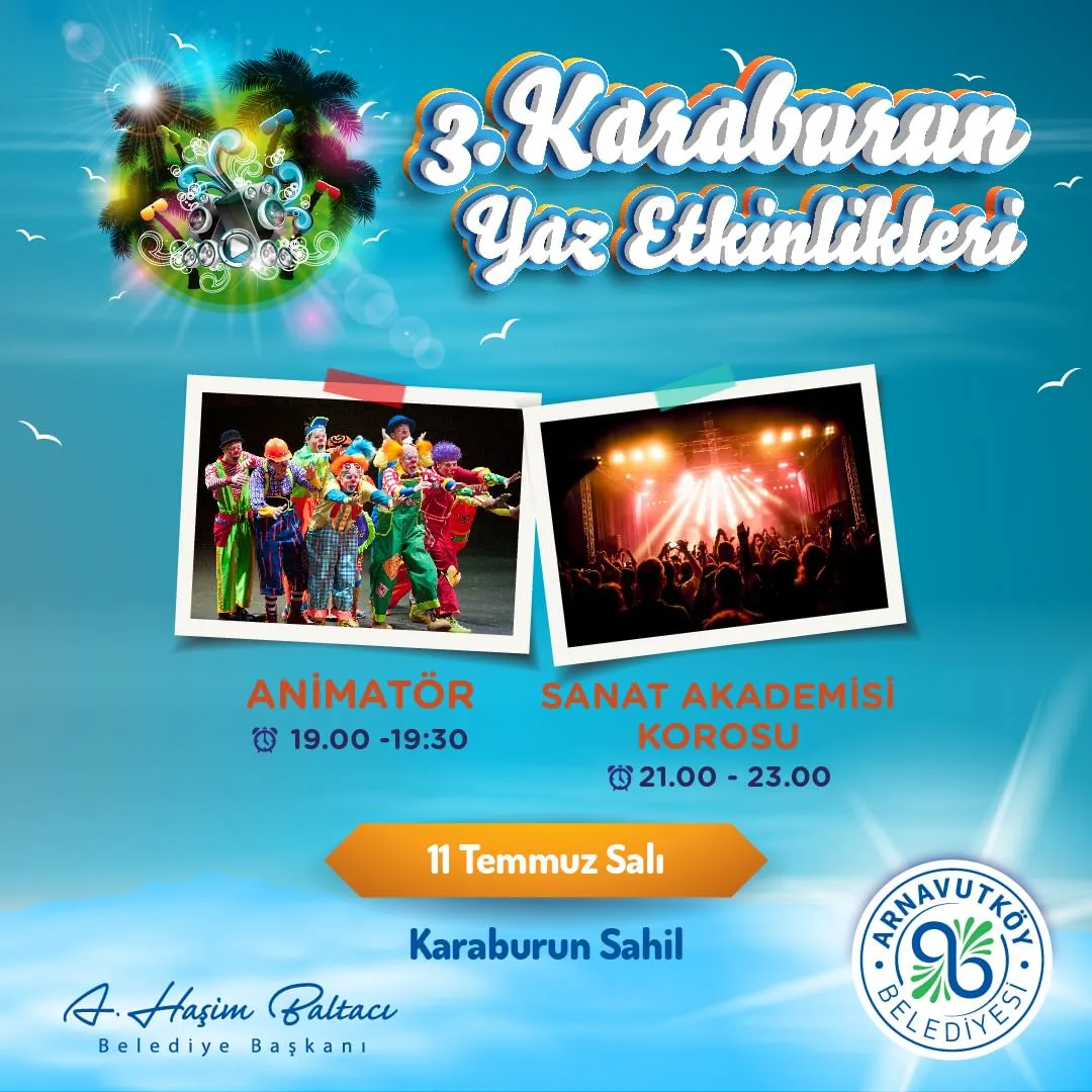 Arnavutköy Belediyesi - 3. Karaburun Yaz Etkinlikleri