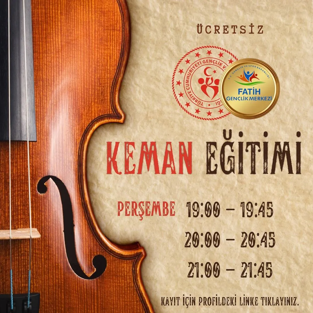 Fatih Belediyesi - GSB Keman Eğitimi 