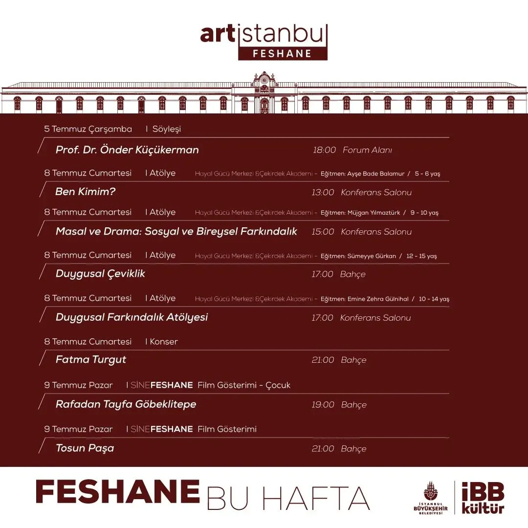 Artİstanbul Feshane - Bu Hafta Etkinlikler