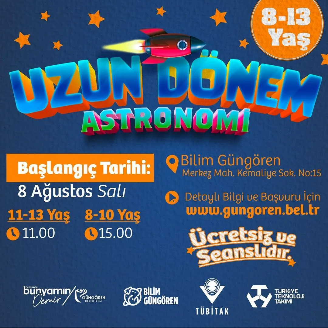 Güngören Belediyesi - Uzun Dönem Astronomi Dersi
