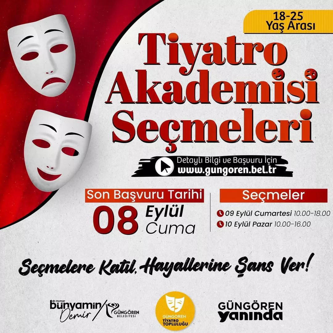 Güngören Belediyesi - Tiyatro Akademisi Seçmeleri