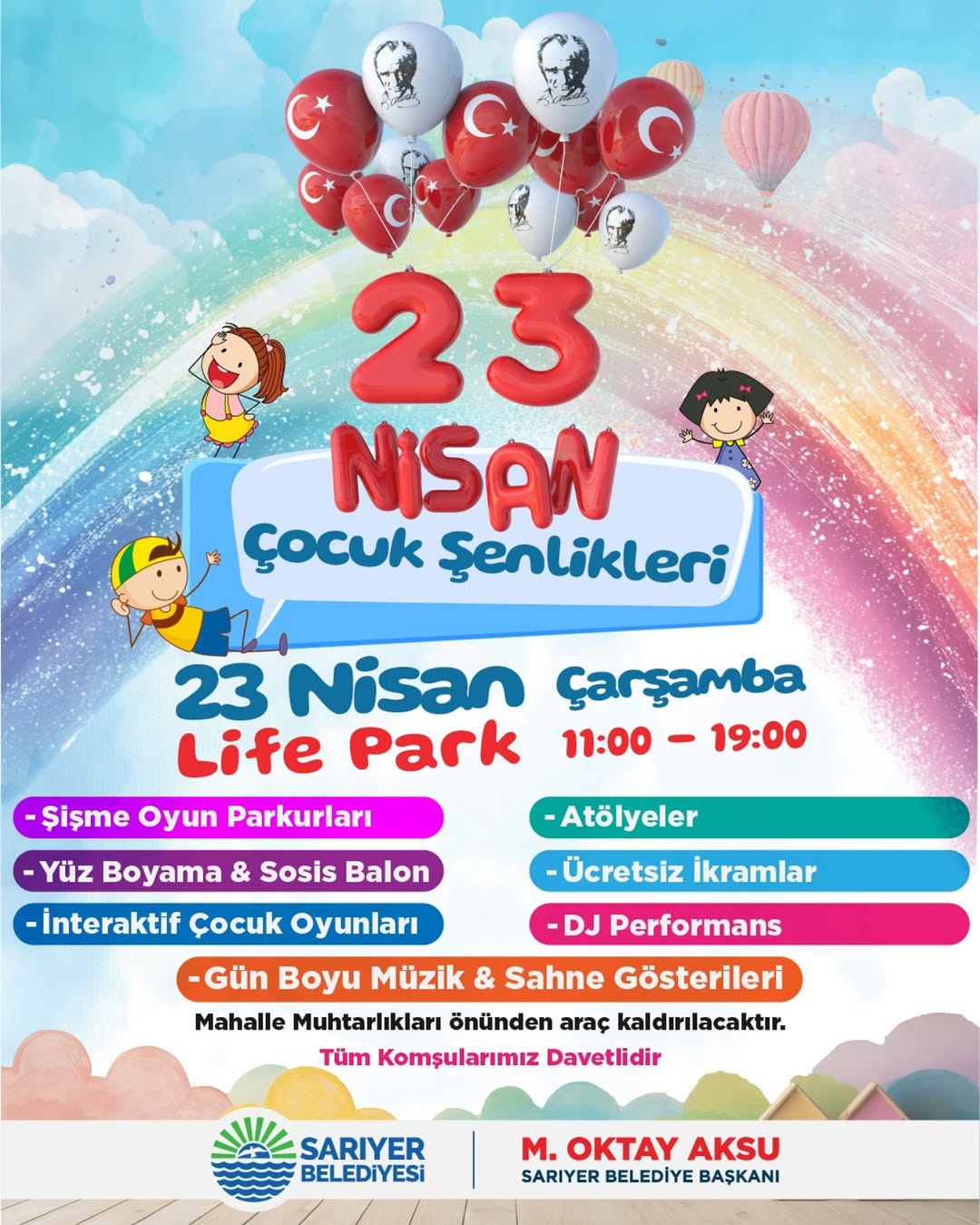 Sarıyer Belediyesi - 23 Nisan Çocuk Şenlikleri