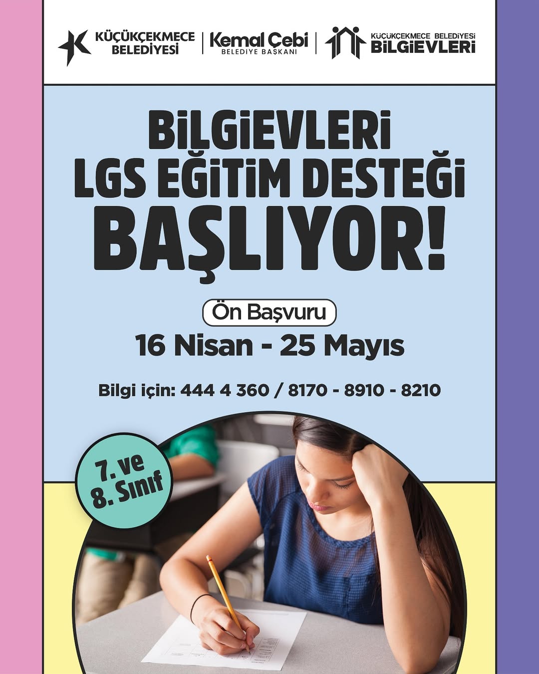 Küçükçekmece Belediyesi - Bilgi Evleri LGS Eğitim Desteği Başlıyor