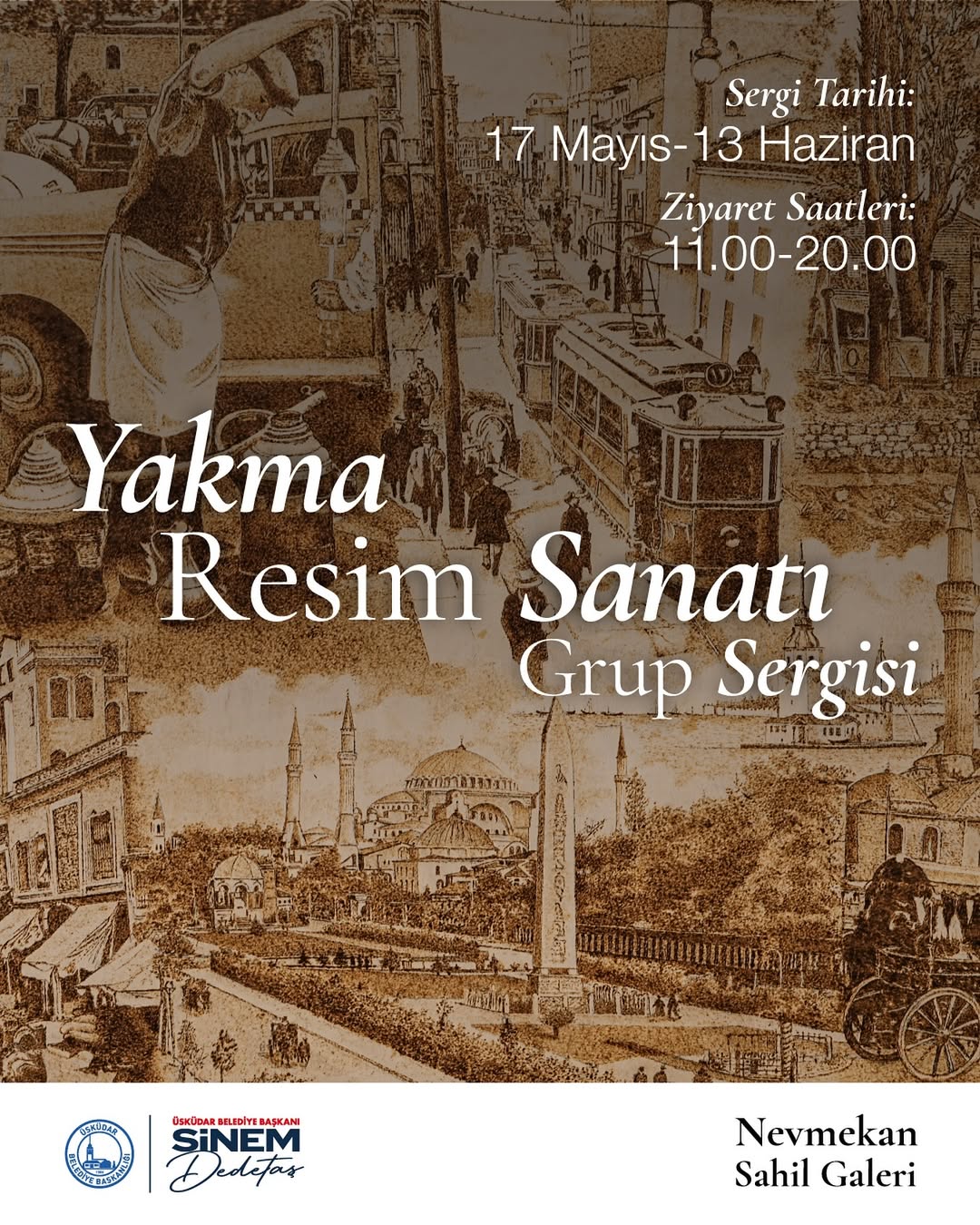 Üsküdar Kültür Sanat - Yakma Resim Sanatı Grup Sergisi