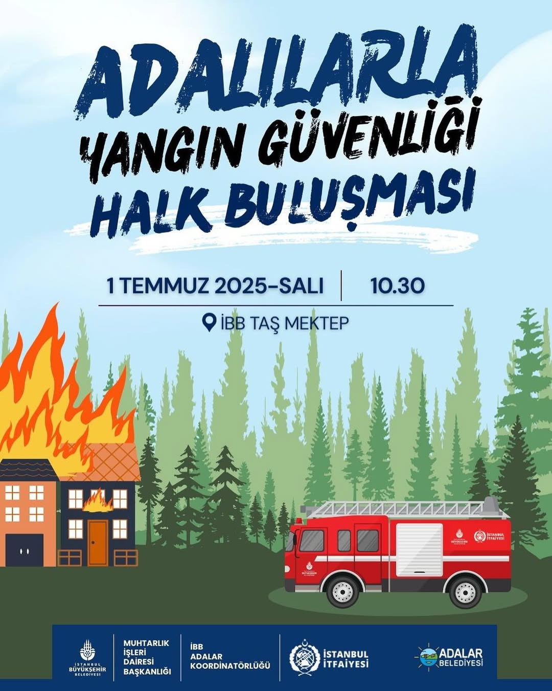 Adalar Belediyesi - Yangın Güvenliği Halk Buluşması