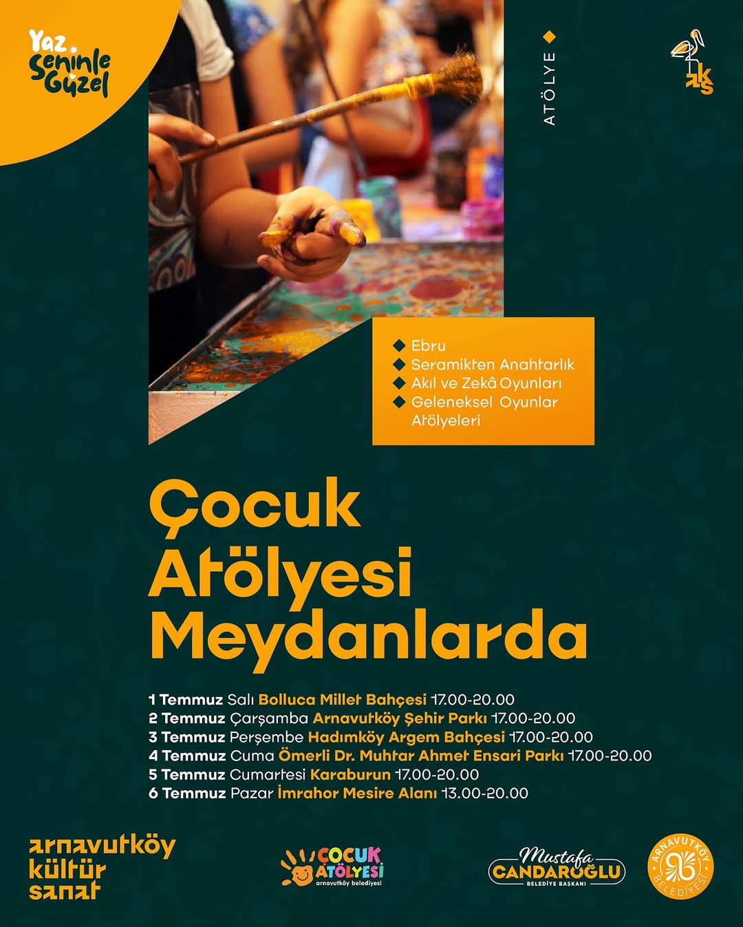 Arnavutköy Belediyesi - Çocuk Atölyeleri Programı