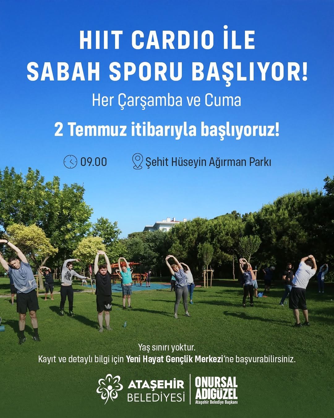 Ataşehir Belediyesi- Hit Cardio ile Sabah Sporu Başlıyor