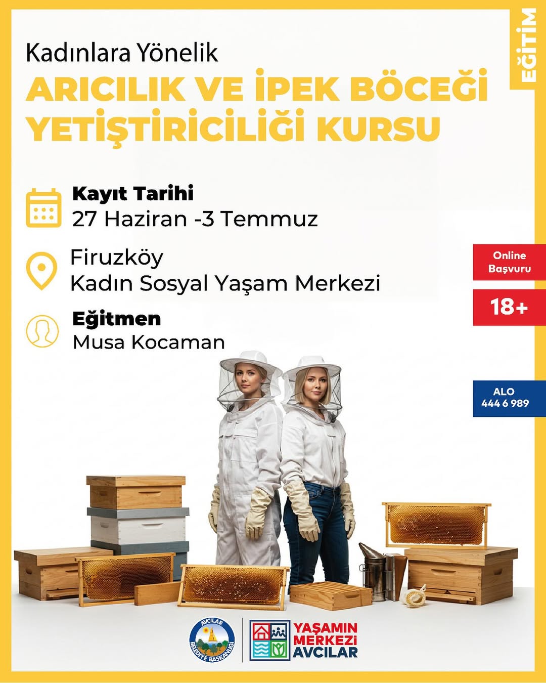 Avcılar Belediyesi- Kadınlara Yönelik Arıcılık ve İpek Böceği Yetiştiriciliği Kursu