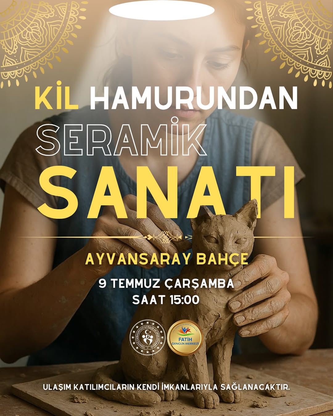 Gençlik ve Spor Bakanlığı- Fatih Gençlik Merkezi- Kil Hamurundan Seramik Sanatı