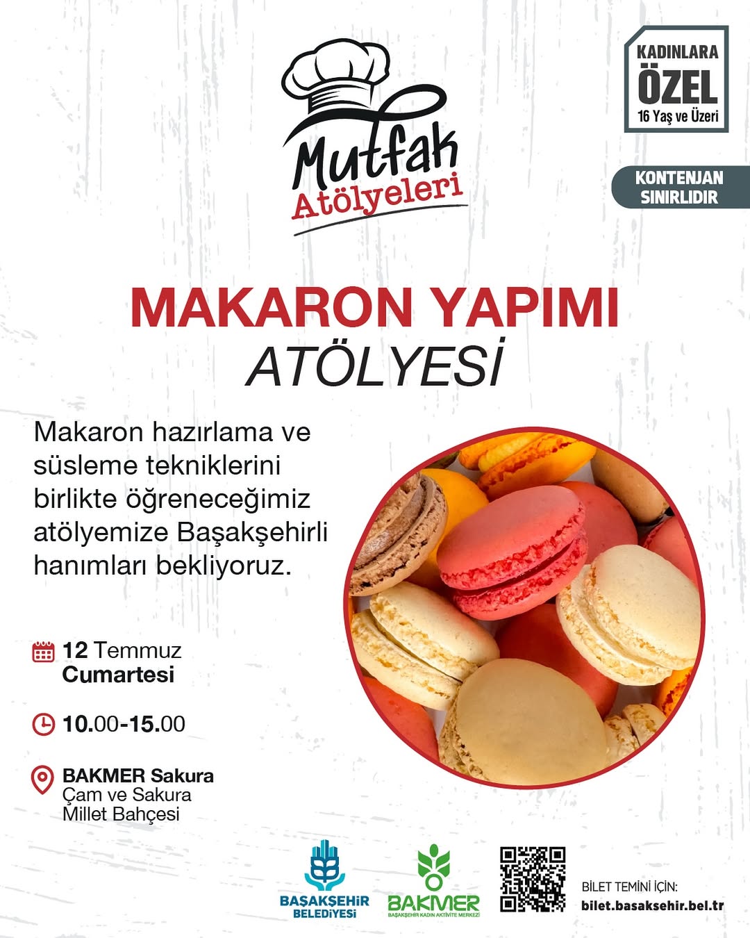 Başakşehir Belediyesi - MAKARON YAPIMI ATÖLYESİ