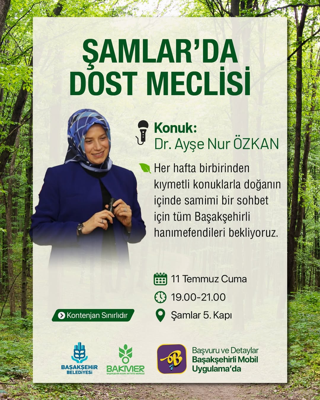 Başakşehir Belediyesi - Şamlar’da Dost Meclisi 