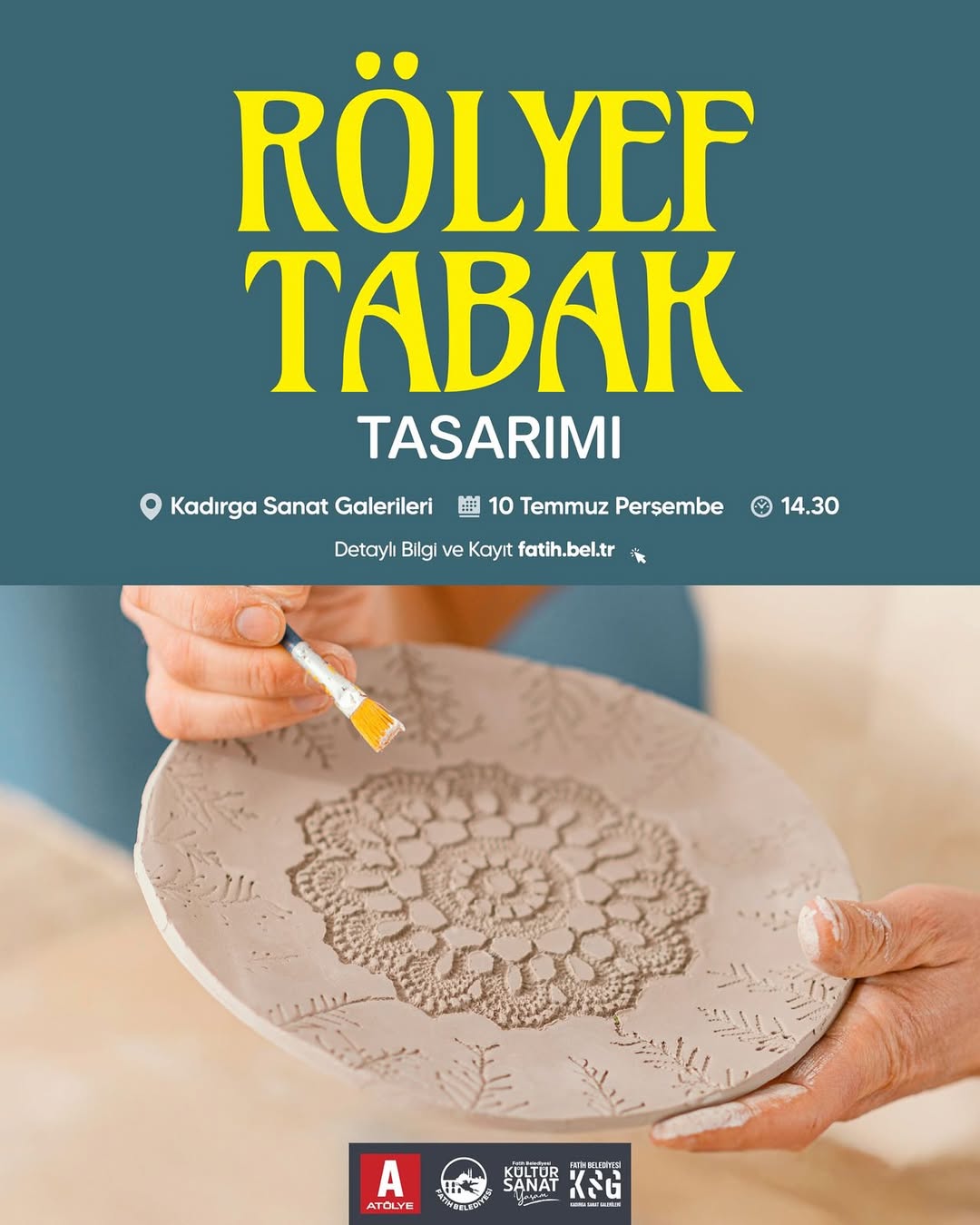 Fatih Belediyesi - Rölyef Tabak Tasarımı Atölyesi