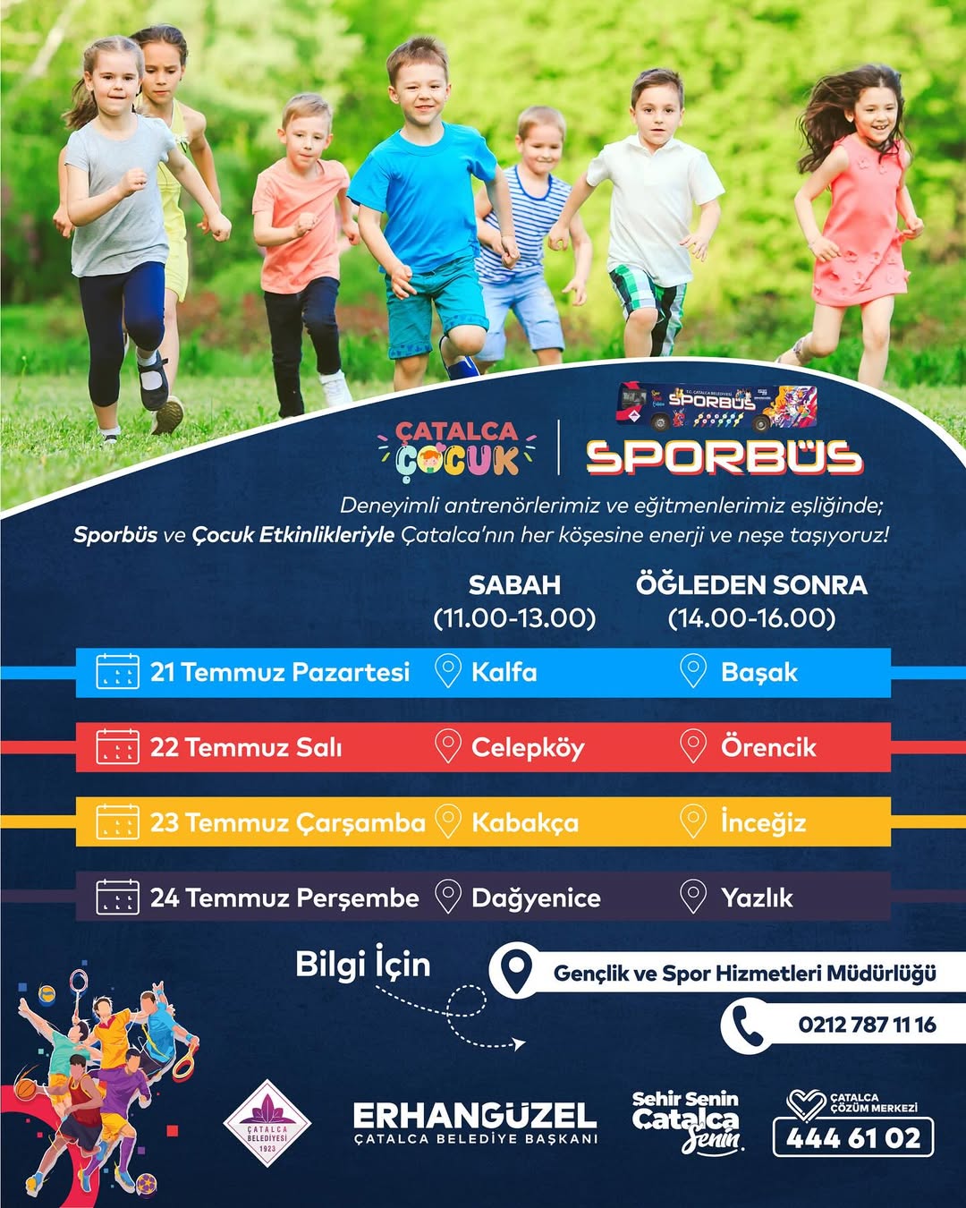 Çatalca Belediyesi- Çatalca Çocuk ve Sporbüs- Çatalca'da Spor Dolu Bir Yaz!