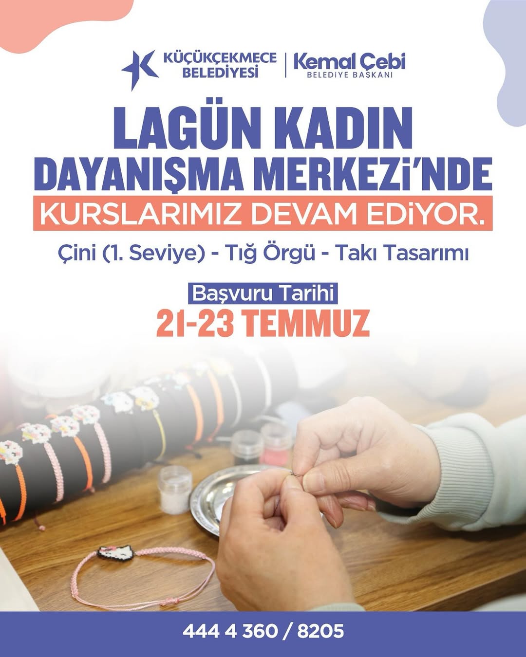 Küçükçekmece Belediyesi- Lagün Kadın Dayanışma Merkezi'nde Kurslarımız Devam Ediyor