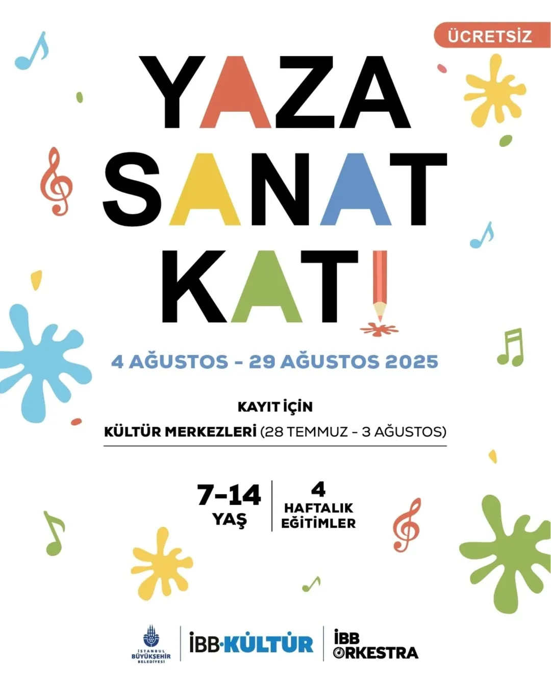 İBB Kültür - "Yaza Sanat Kat!" Eğitimleri Kayıtları