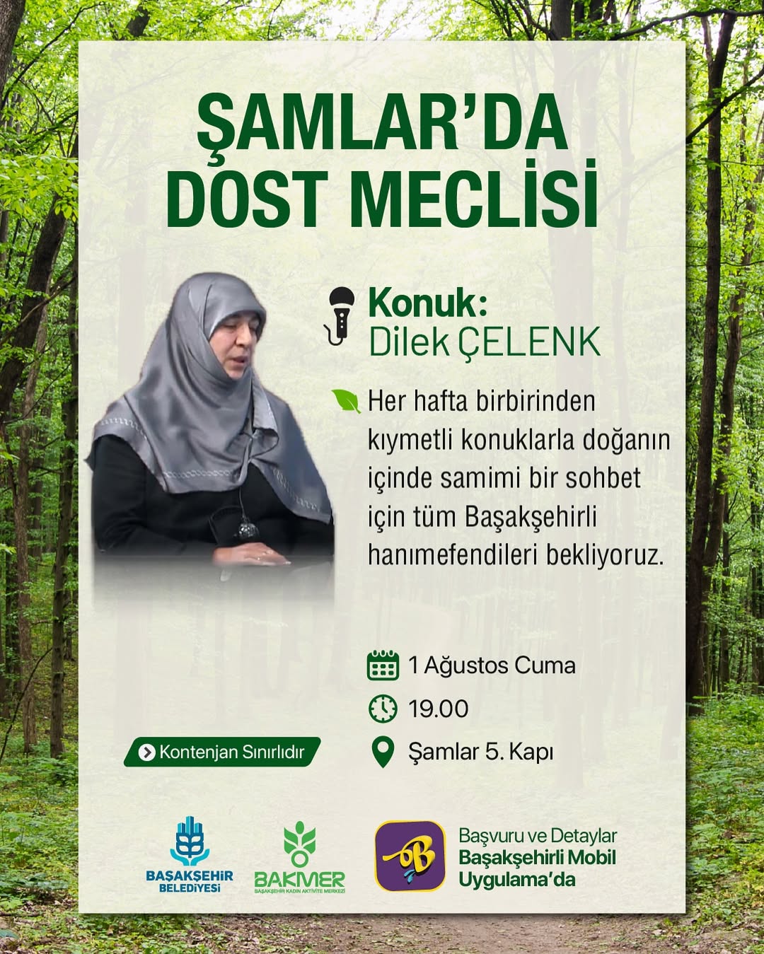 Başakşehir Belediyesi - Şamlar Dost Meclisi: Dilek Çelenk