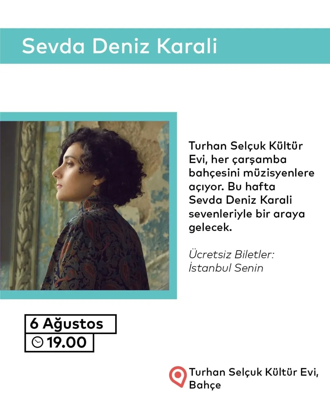 İBB Kültür - Sevda Deniz Karali Konseri