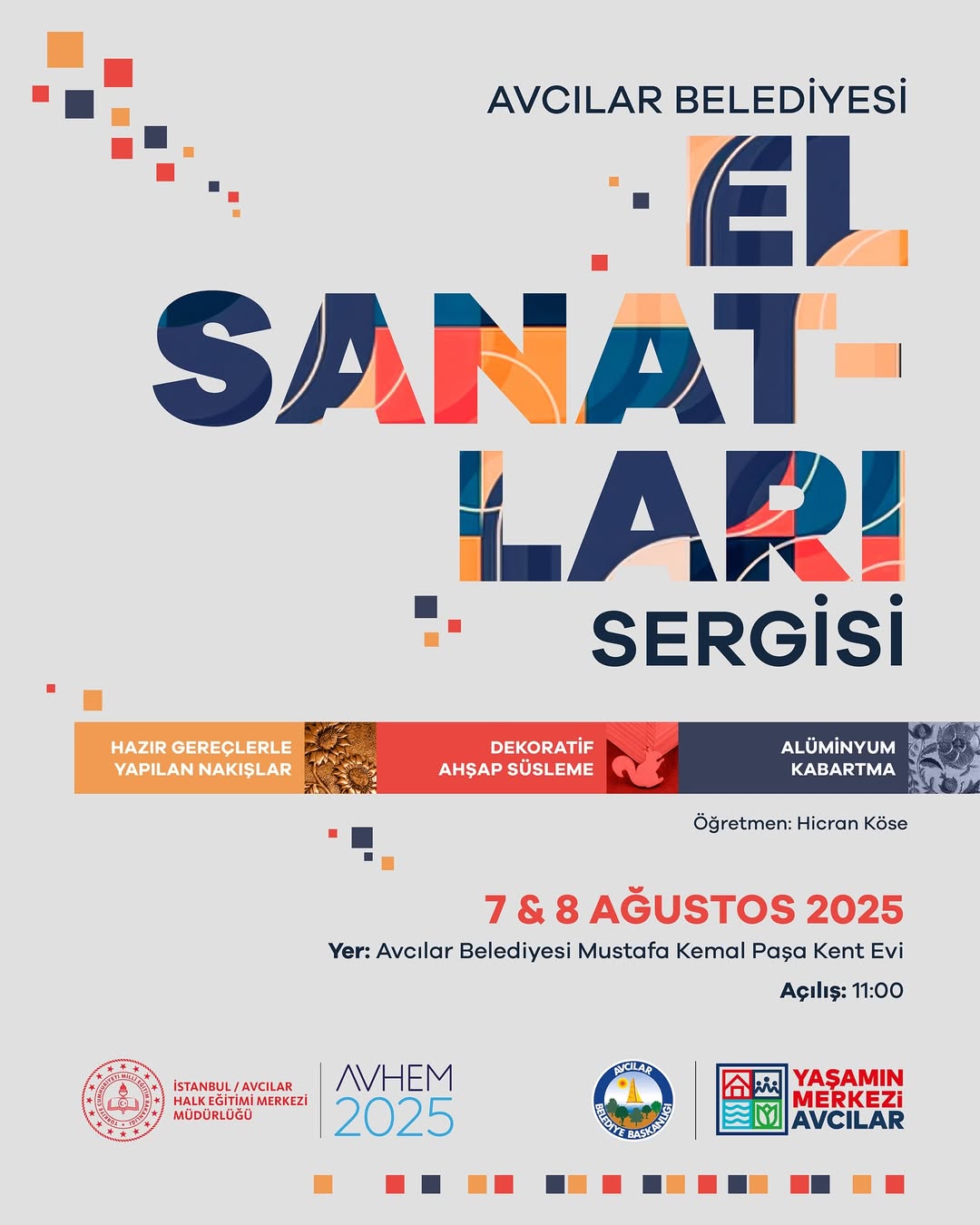 Avcılar Belediyesi- El Sanatları Sergisi