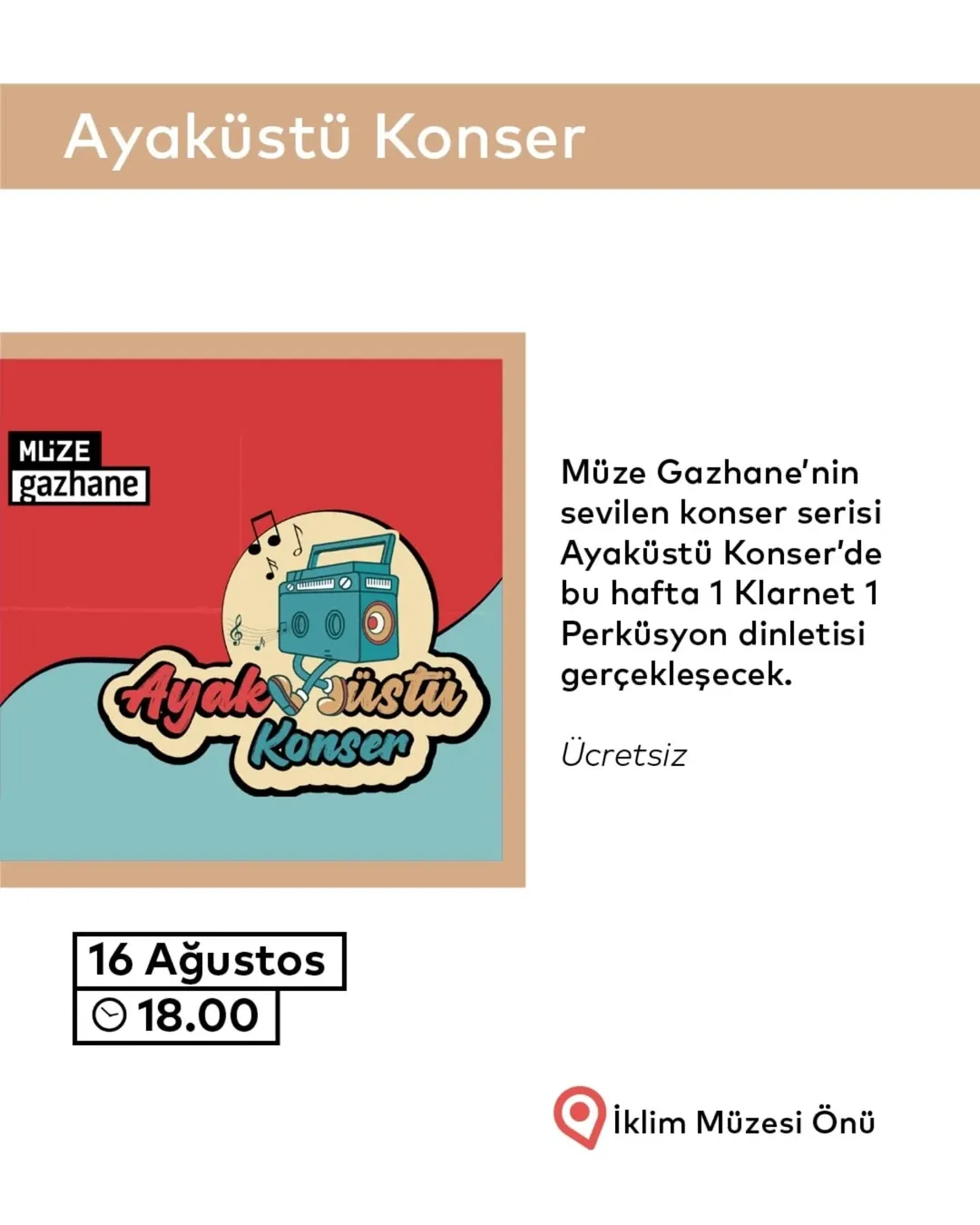 İBB Kültür - Ayaküstü Konser