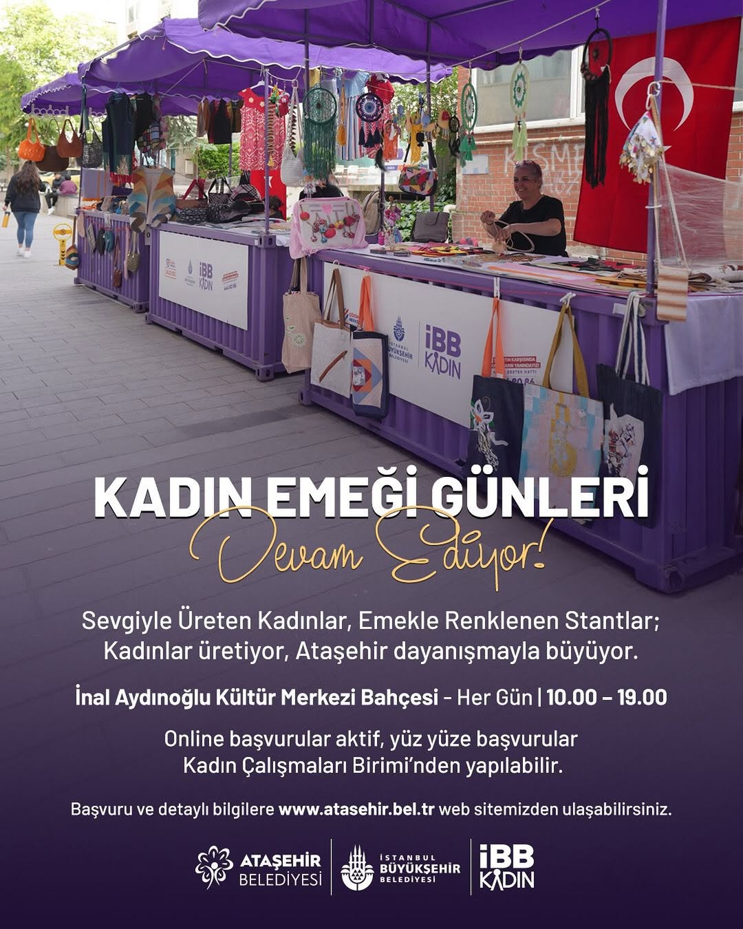 Ataşehir Belediyesi- Kadın Emeği Günleri Devam Ediyor