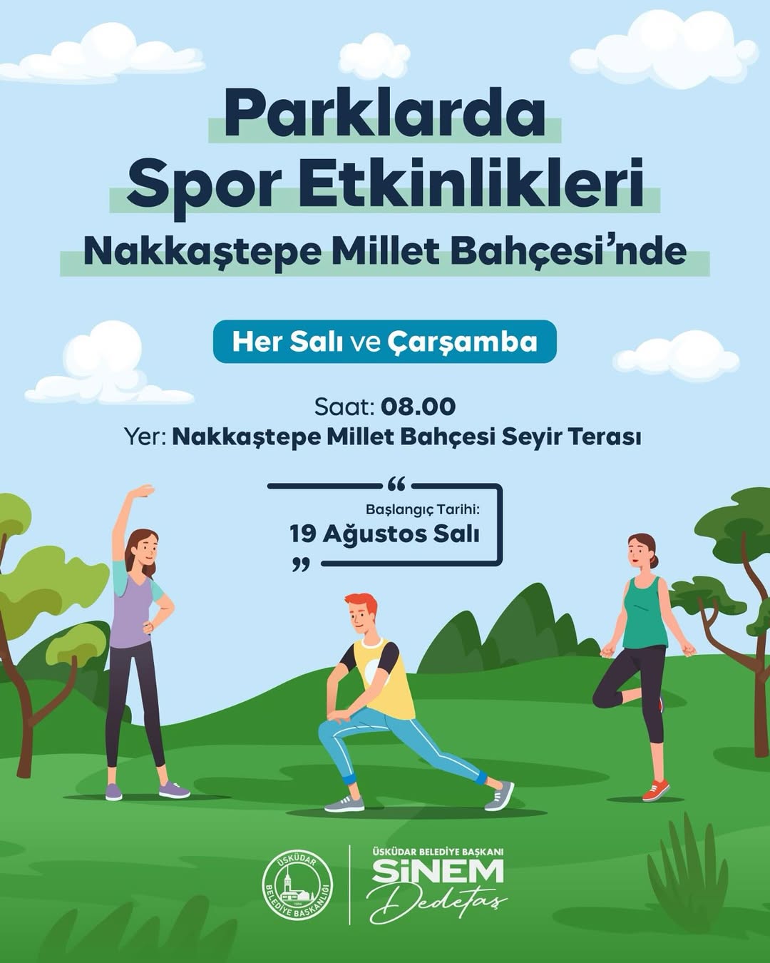 Üsküdar Kültür Sanat - Parklarda Spor Etkinlikleri