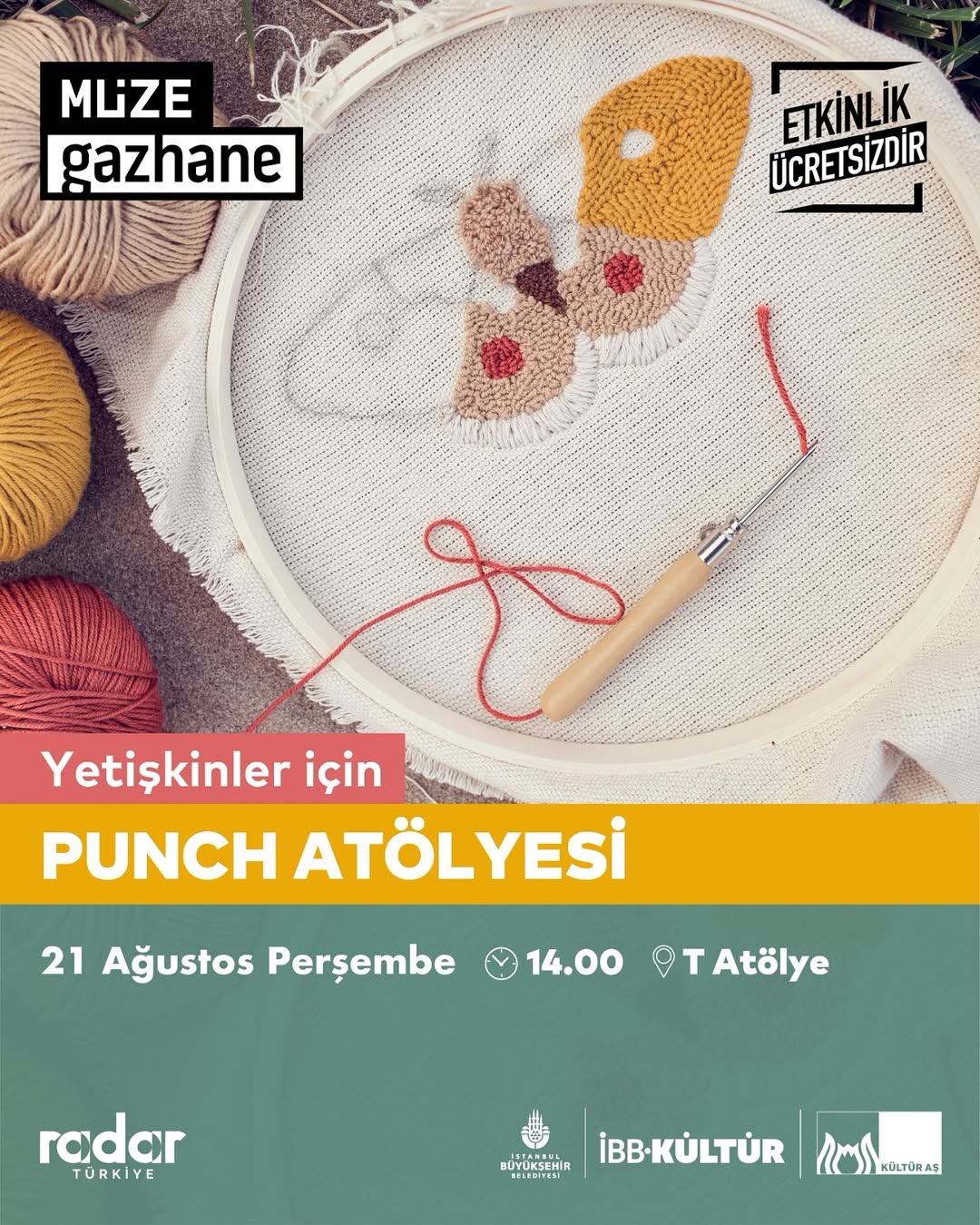 Müze Gazhane - Yetişkinler için Punch Atölyesi & Yetişkinler için Yaratıcı Drama Atölyesi