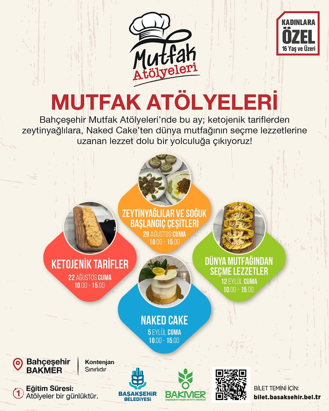 Başakşehir Belediyesi - Mutfak Atölyeleri