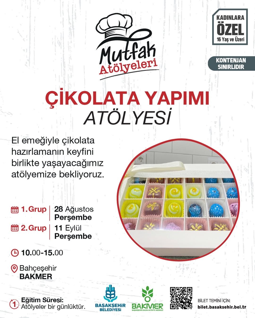 Başakşehir Belediyesi - Çikolata Yapımı Atölyesi