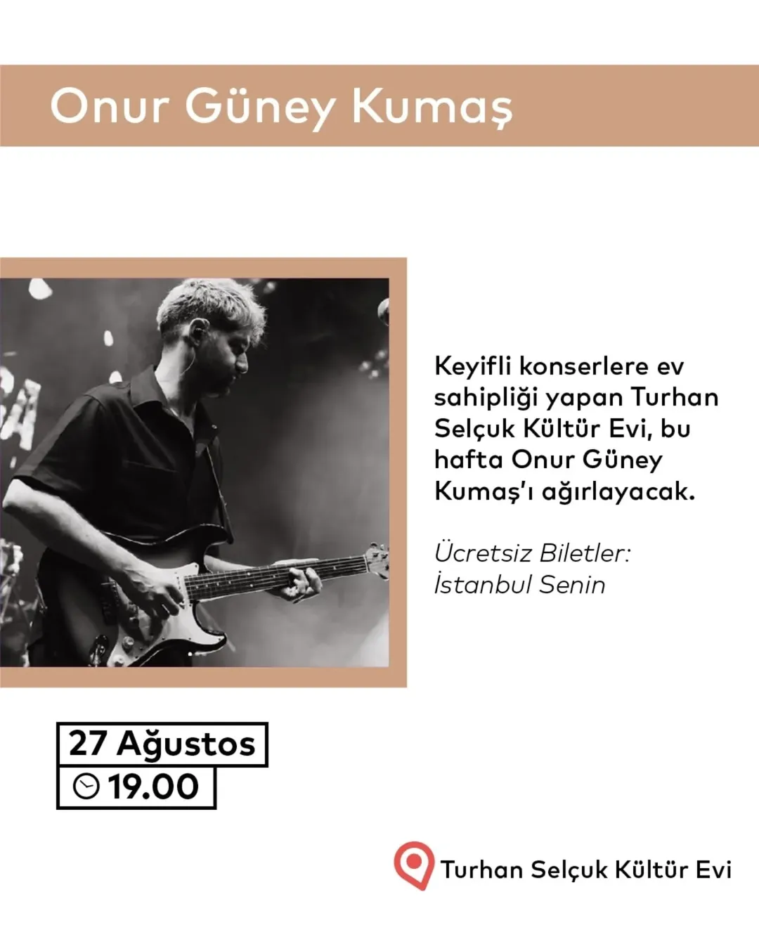 İBB Kültür - Onur Güney Kumaş Konseri