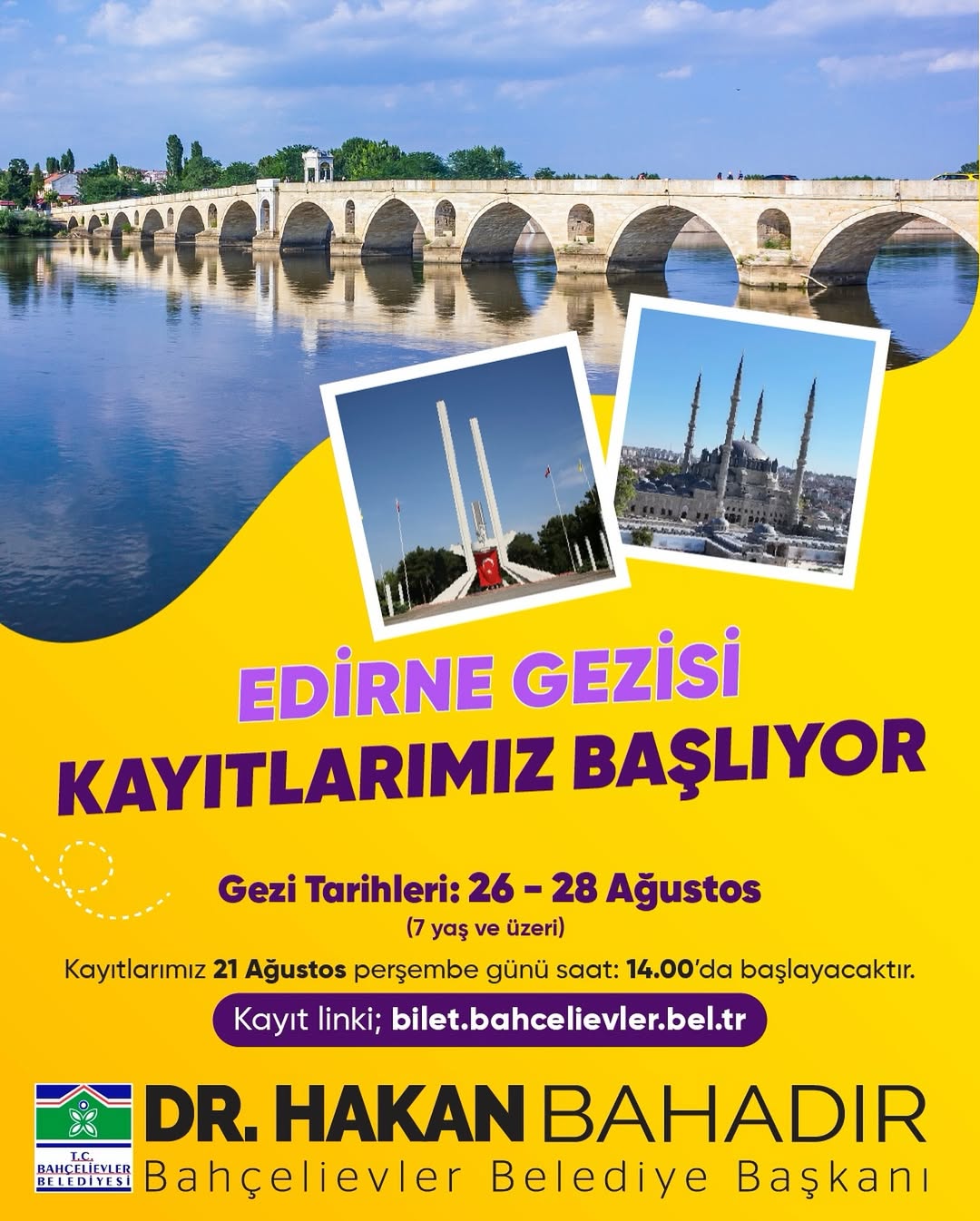 Bahçelievler Belediyesi - Edirne Gezisi