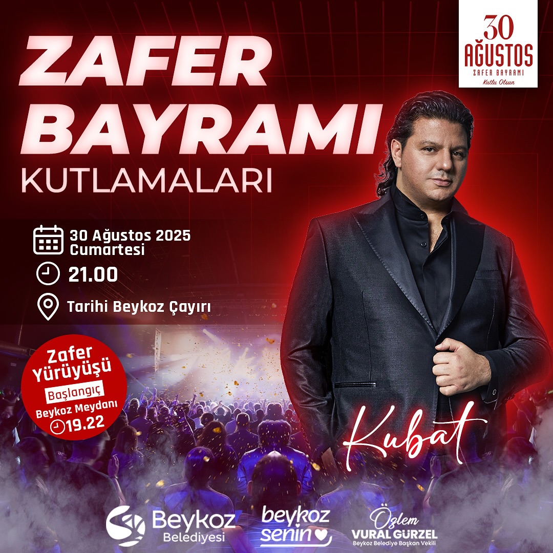 Beykoz Belediyesi - Zafer Bayramı Kutlamaları