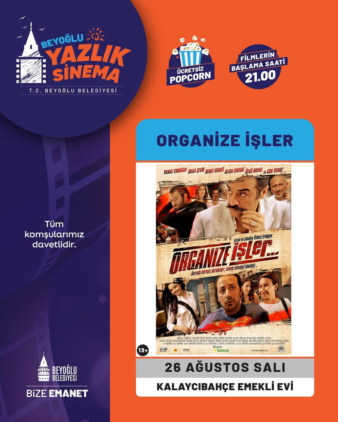Beyoğlu Belediyesi - Beyoğlu Yazlık Sinema "Organize İşler"