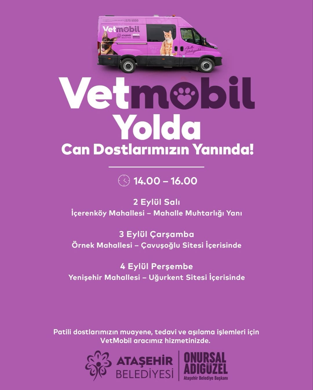 Ataşehir Belediyesi - VetMobil Yolda