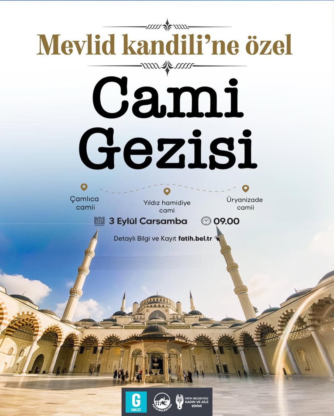 Fatih Kültür Sanat - Mevlid Kandili'ne Özel Cami Gezisi