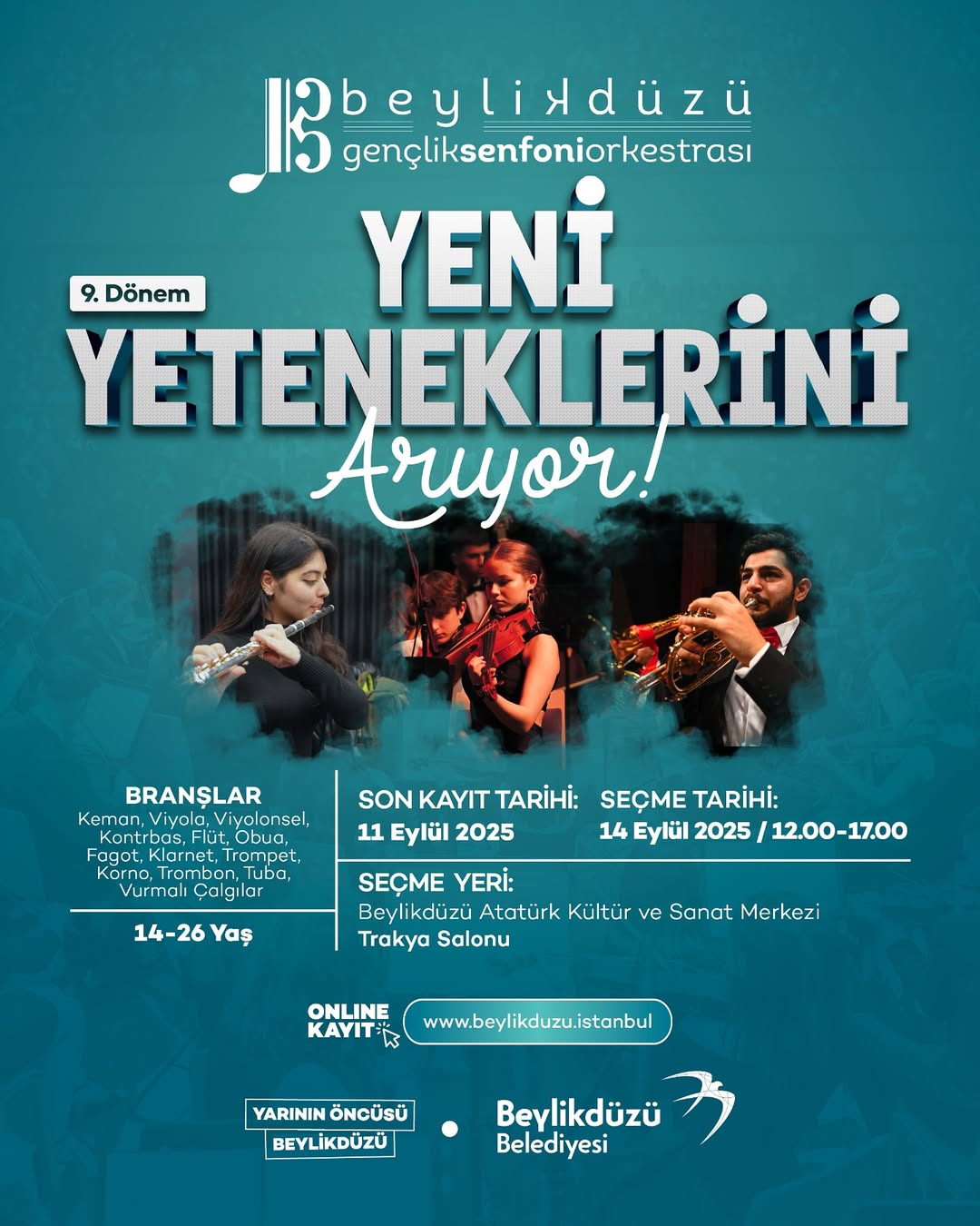 Beylikdüzü Belediyesi - Gençlik Senfoni Orkestrası Seçimleri