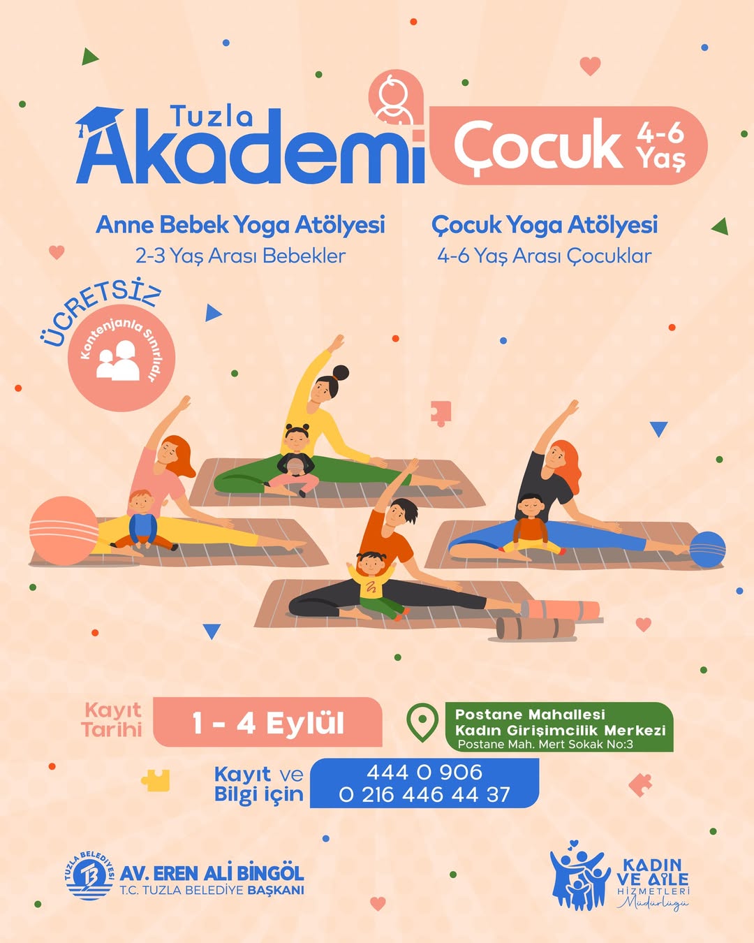 Tuzla Belediyesi - Çocuk ve Bebek Yoga Atölyesi