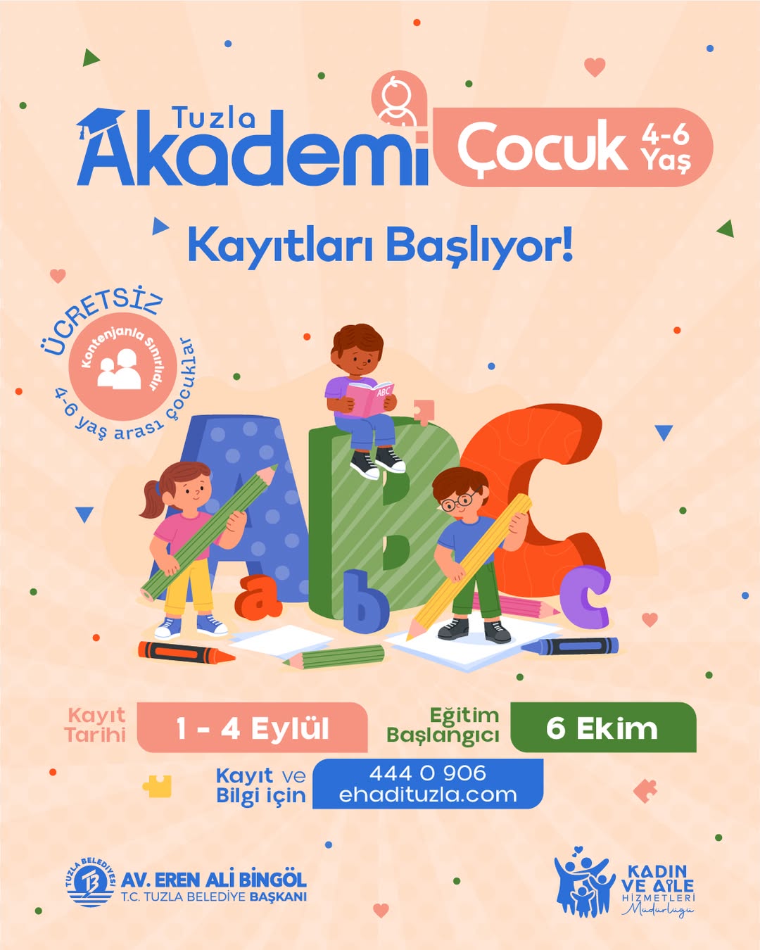 Tuzla Belediyesi - Çocuk Akademi Kayıtları