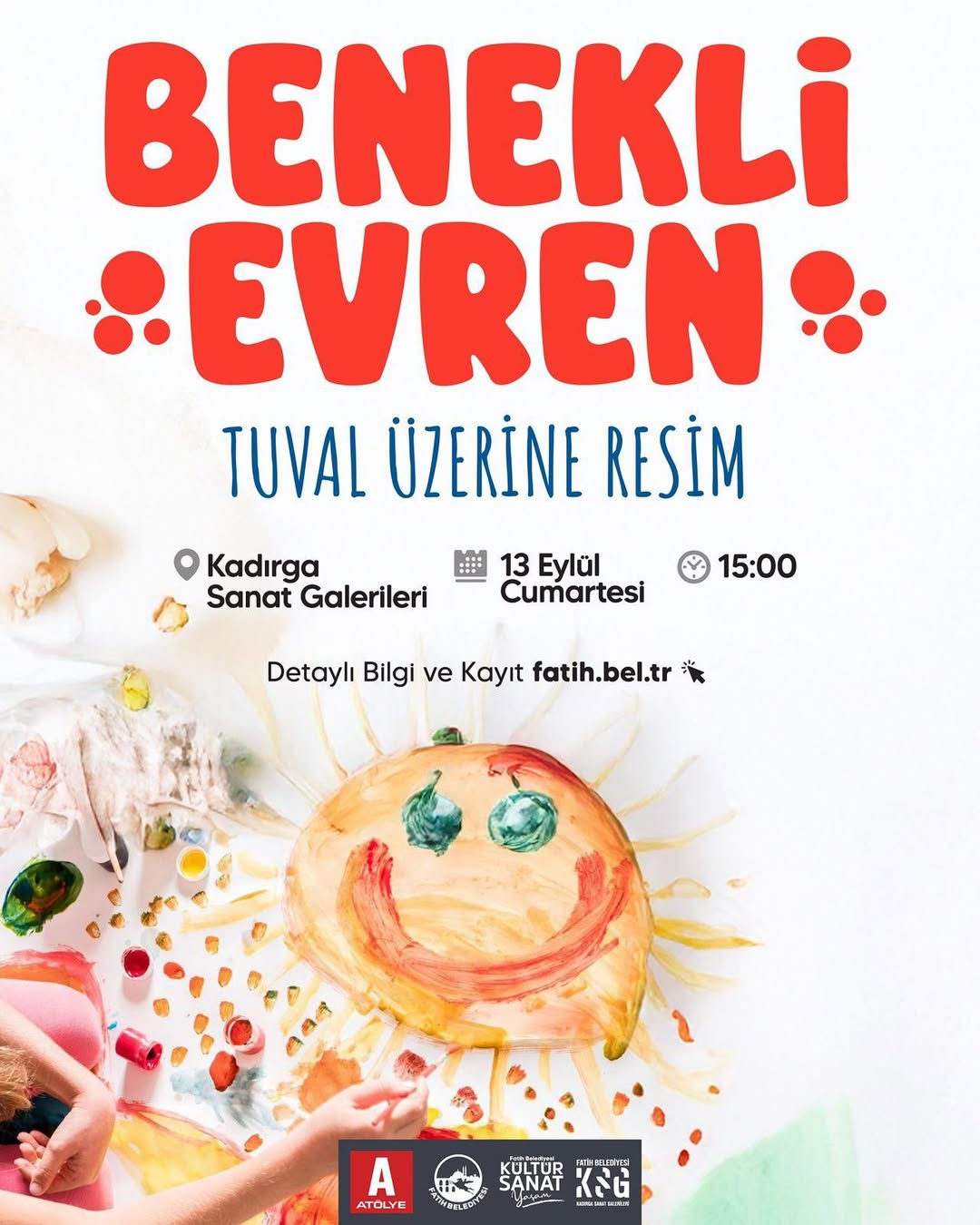Fatih Kültür Sanat - Benekli Evren Tuval Üzerine Resim