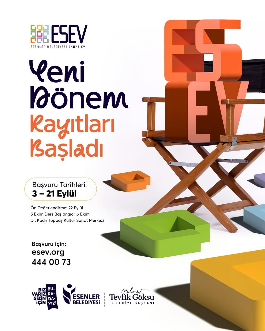 Esenler Sanat Evi - Yeni Dönem Kayıtları 