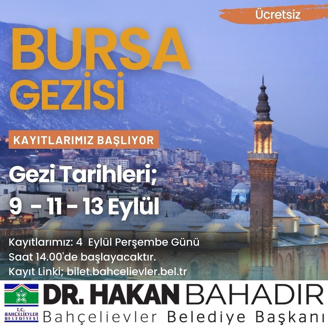 Bahçelievler Belediyesi - Bursa Gezisi 