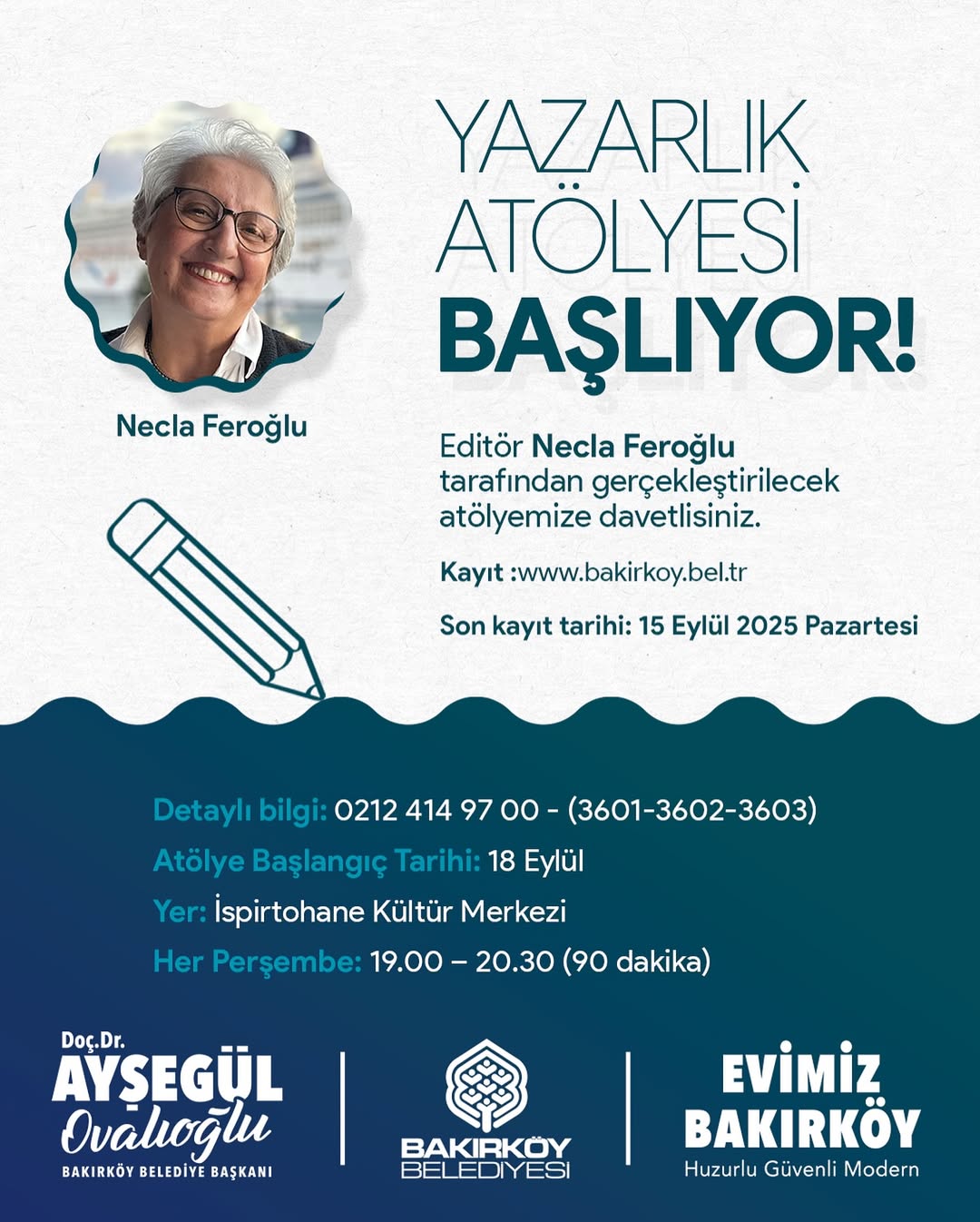 Bakırköy Belediyesi - Yazarlık Atölyesi Kayıtları