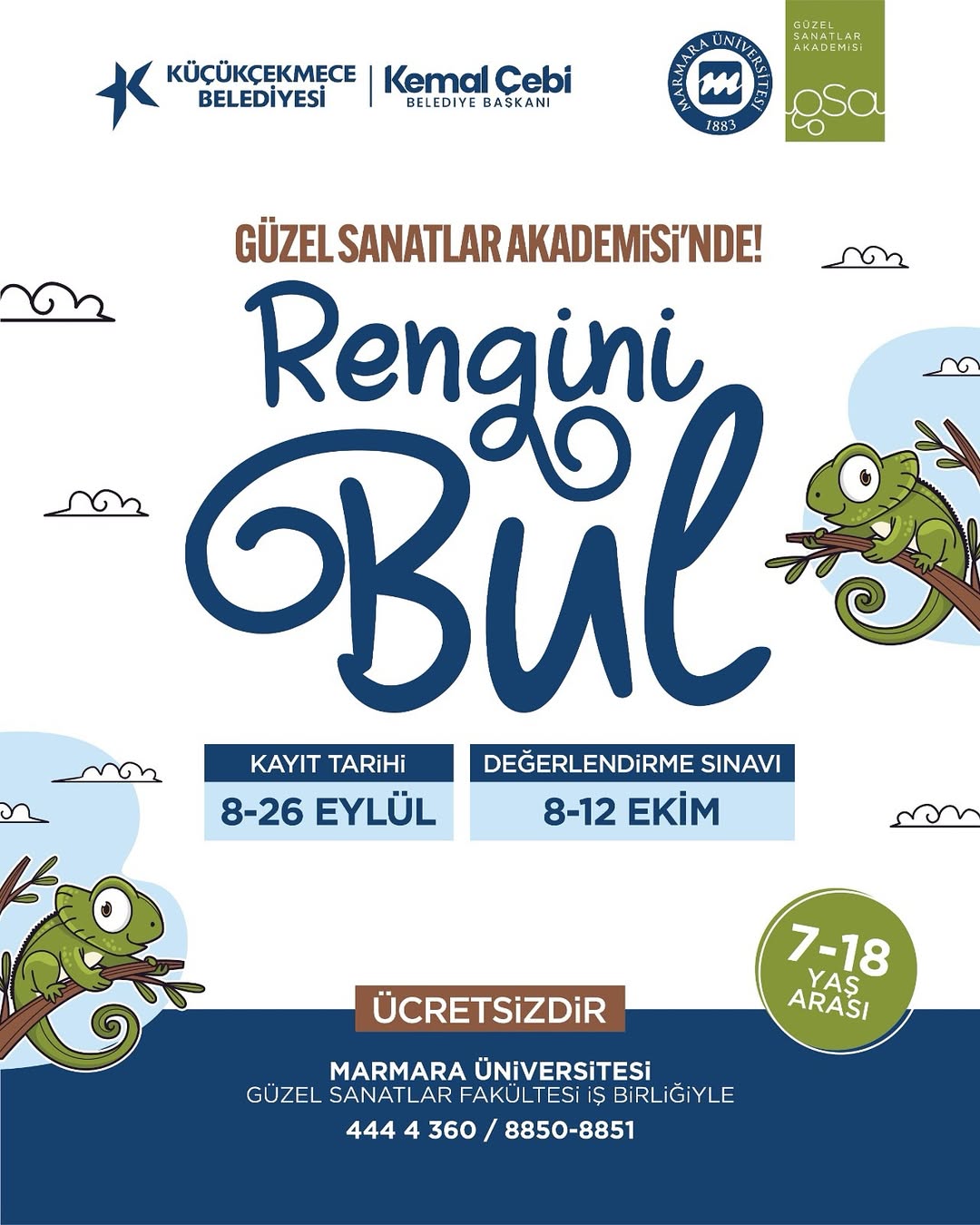 Küçükçekmece Belediyesi- Güzel Sanatlar Akademisi'nde Rengini Bul!