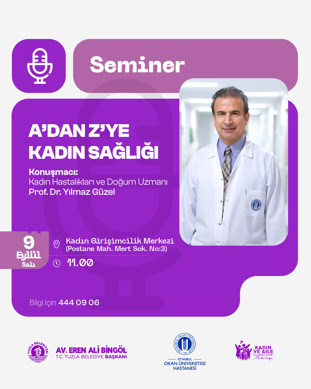 Tuzla Belediyesi - 'A’dan Z’ye Kadın Sağlığı' Semineri