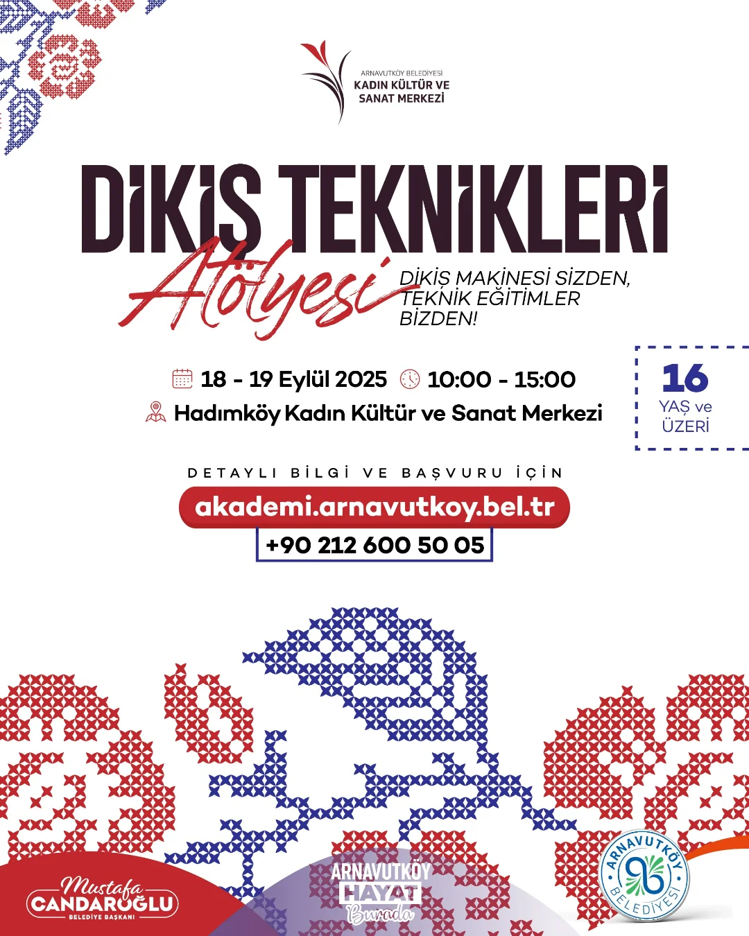 Arnavutköy Belediyesi - Dikiş Teknikleri Atölyesi 