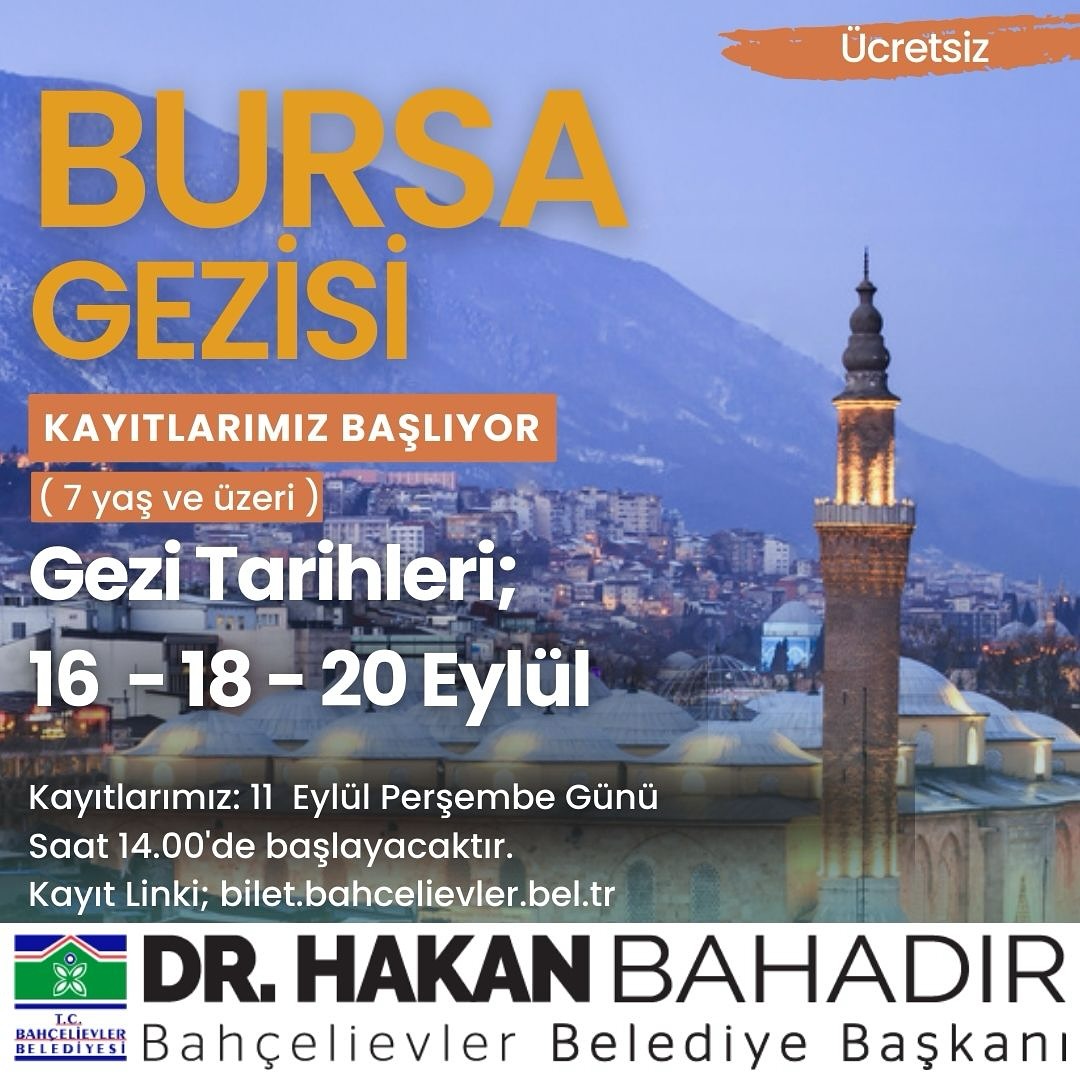 Bahçelievler Belediyesi - Bursa Gezisi 